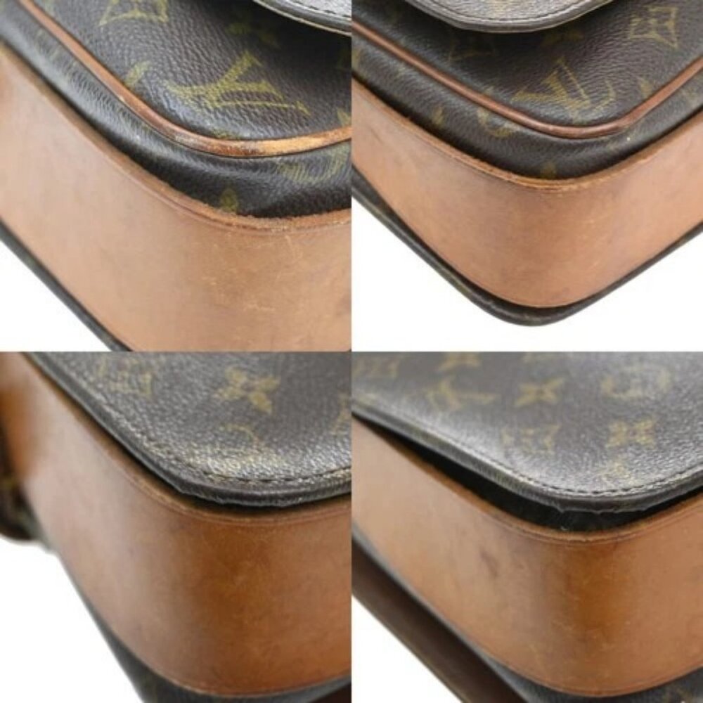 LOUIS VUITTON Cartouchiere GM Shoulder Bag Monogram Leather Brown M51252 31CA318 - Picture 7 of 16